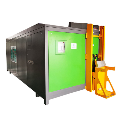 380v 3 Phase Waste Treatment Machine 2ton/Day Commercial Food Waste Composting Machine