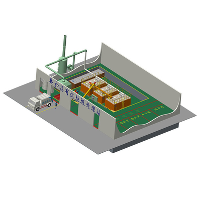 5000kg/Day 380V Food Waste Processor Commercial Food Waste Disposal System ISO9001