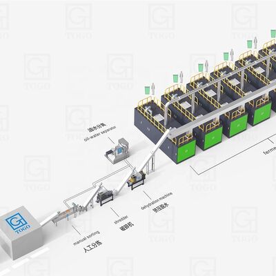 24H Processing Cycle Organic Fertilizer Granule Production Line Equipped With Food Waste Disposer Engine Core Components