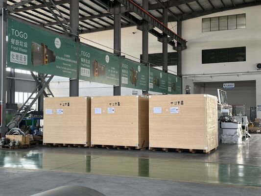 4300 2120 2170mm Food Composter TG CC 1000S 1000kg Day Bio Waste Converter Organic Fertilizer Equipment No Odor Generated