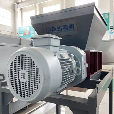 3000-10000KG/D Processing Capacity Food Waste Shredder with Overload Protective Motor and High Efficiency Safety