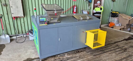 TOGO 200kg/d Commercial Food Waste Disposer Composter-High-Efficiency Decomposition Fully Automatic PLC Control Motor Gear 24H