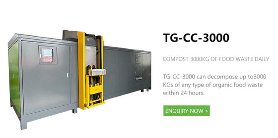 TOGO 3000kg/d Food Waste Disposer with Motor Pump & Gear-SUS304 Stainless Steel 37KW Power