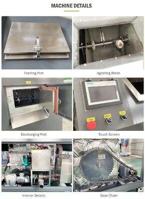 TOGO TG-CC-100 Kitchen Waste Composting Machine with 100 Kg/day Capacity, Stainless Steel Construction, and PLC Automatic Control System