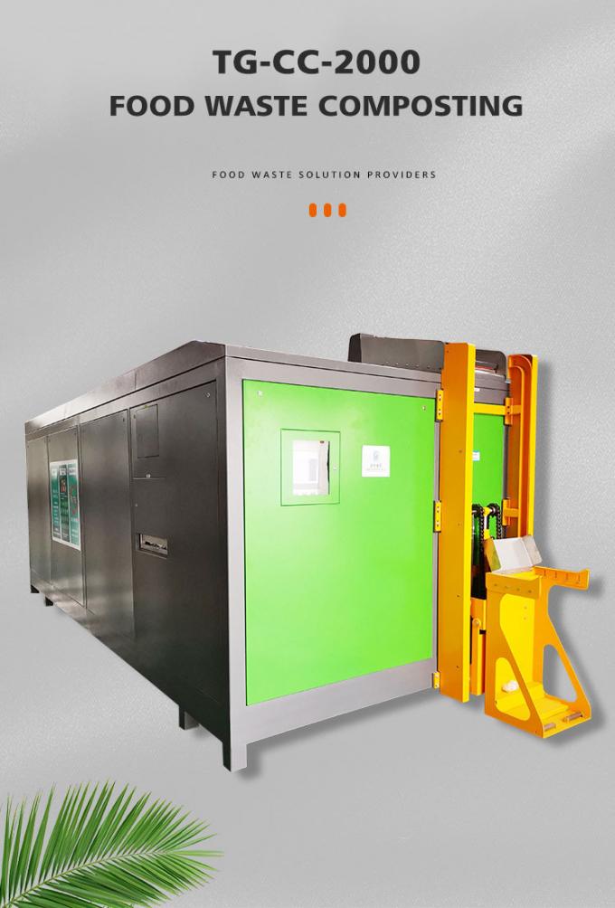 24hr Microbial Fermentation Commercial Compost Grinder Garbage Waste